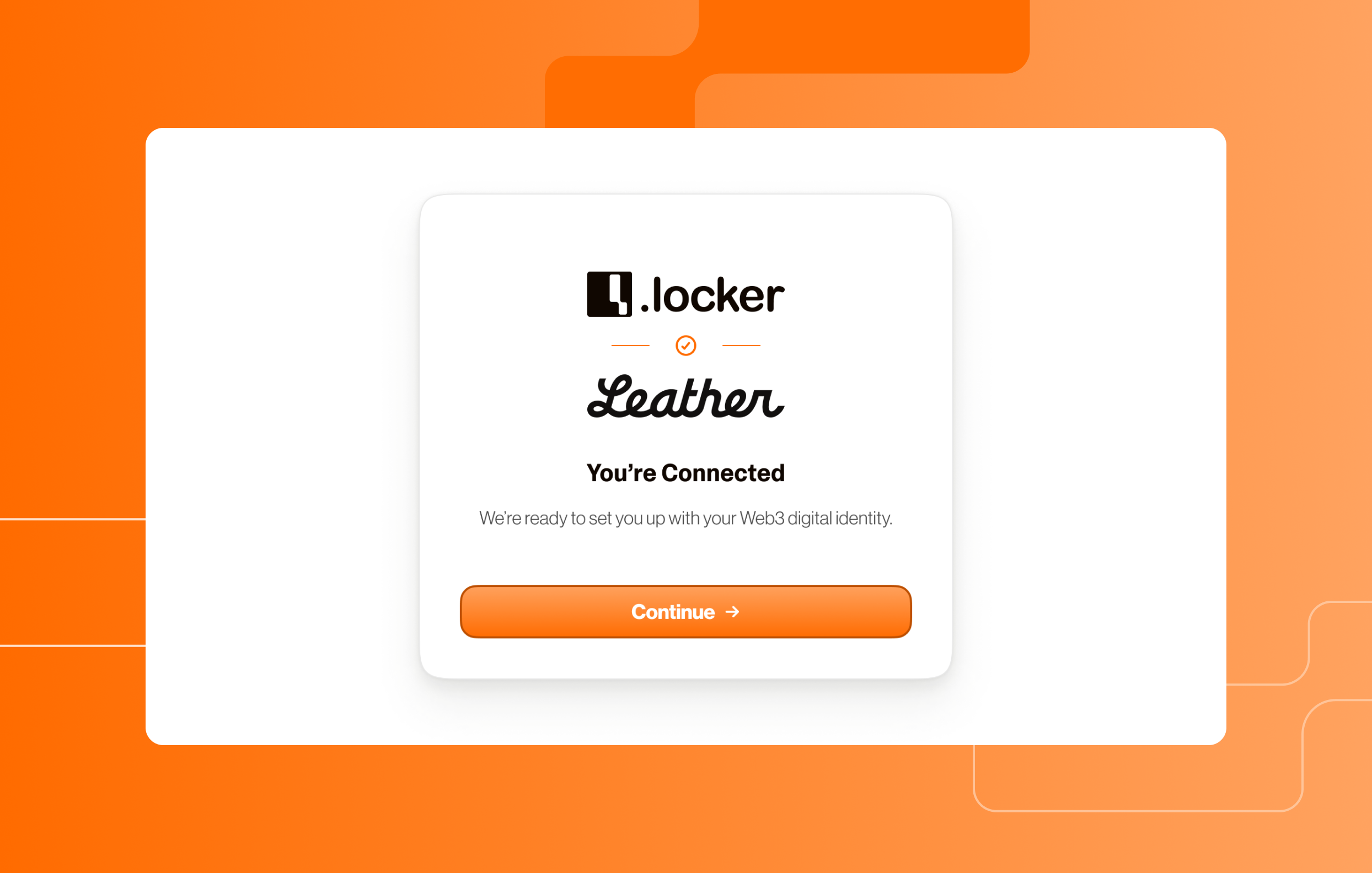 5a. Onboarding Flow - Leather Wallet Connection Success Leather.png