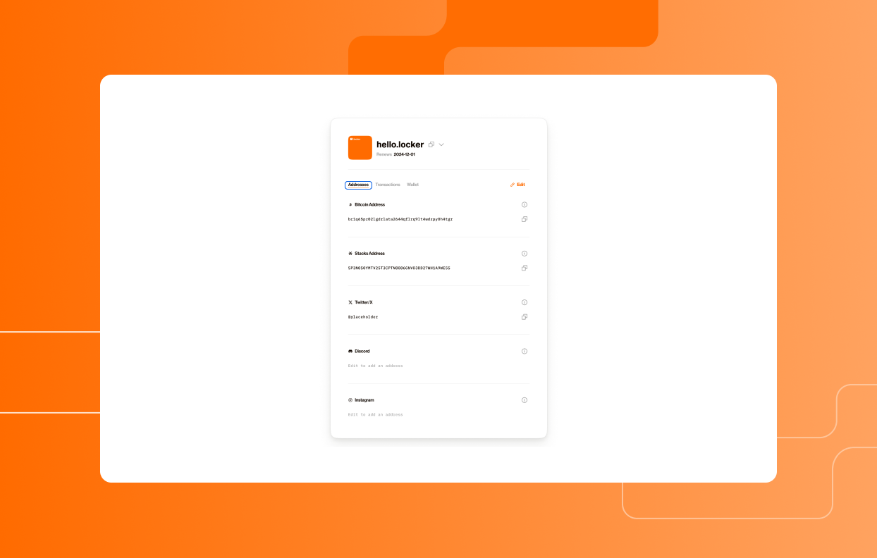 View Your Web3 Digital Wallet Addresses in .locker.png